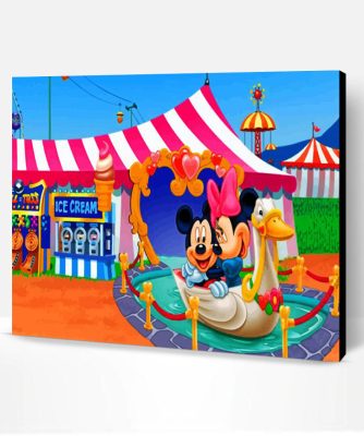 Mickey And Minnie Love Paint By Number