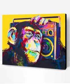 Monkey Art Paint By Number