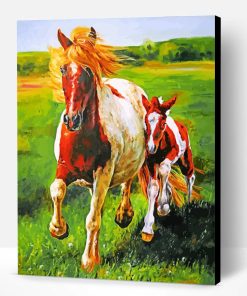 Mustang Horses Paint By Number