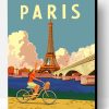 Paris City Poster Paint By Number