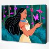 Pocahontas And Butterflies Paint By Number