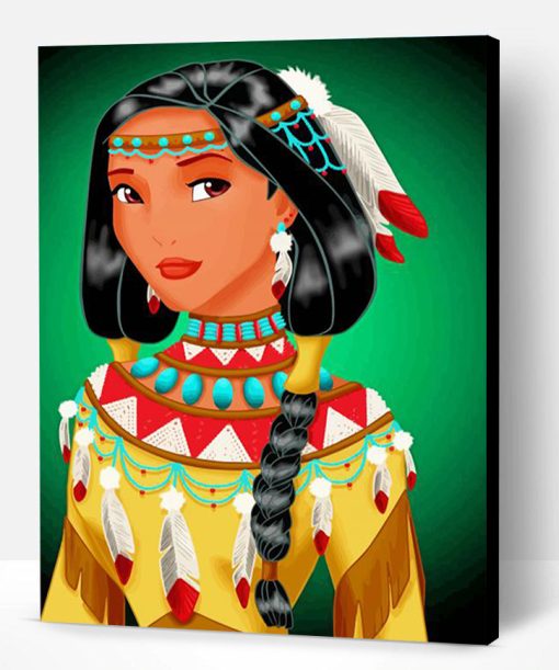 Princess Pocahontas Paint By Number