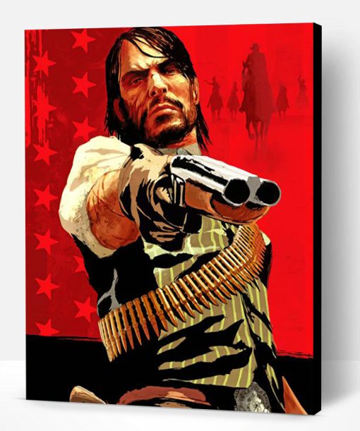 Red Dead Redemption Game Paint By Number