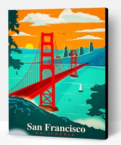 San Francisco California Paint By Number