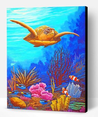 Sea Turtle Paint By Number