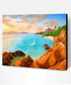 Seychelles Sea Island Paint By Number