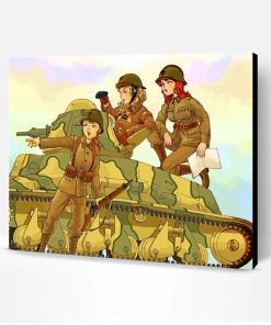 Soldier Girls Paint By Number