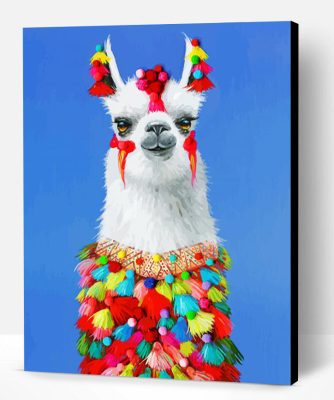 Stylish Llama Paint By Number