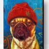 Stylish Pug Dog Paint By Number