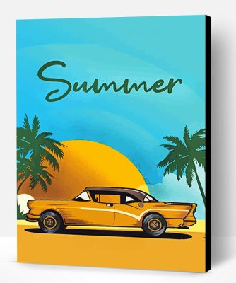 Summer Car Paint By Number