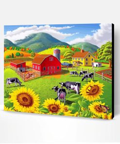 Sunflowers Farm Paint By Number