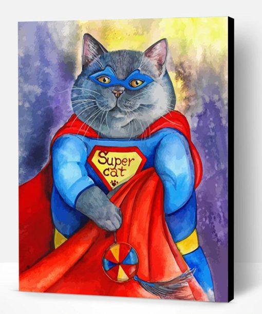 Super Cat Paint By Number