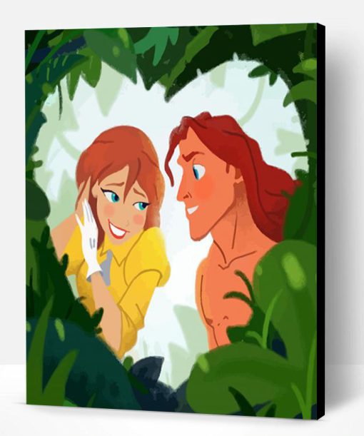 Tarzan Cartoon Paint By Number