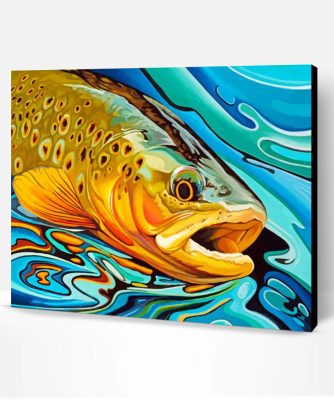 Trout Fish Paint By Number