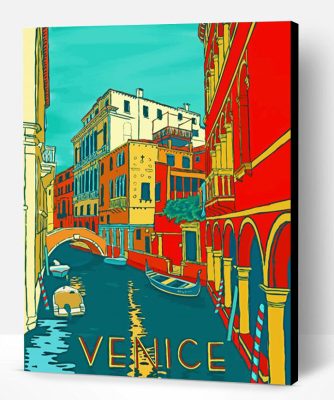 Venice Italy Poster Paint By Number