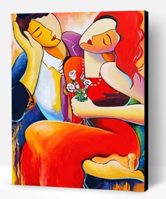 Abstract Couple Paint By Number