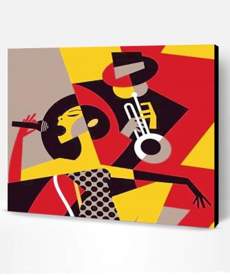 Abstract Jazz Art Paint By Number