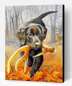 Aesthetic Black Dog Paint By Number