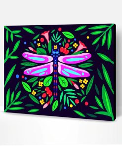 Aesthetic Dragonfly Paint By Number