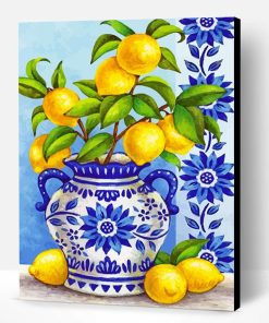 Aesthetic Lemon Plant Paint By Number