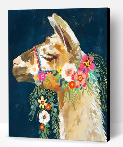 Aesthetic Llama Paint By Number