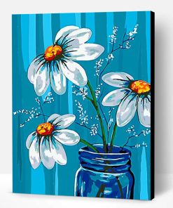 Aesthetic White Flowers Paint By Number