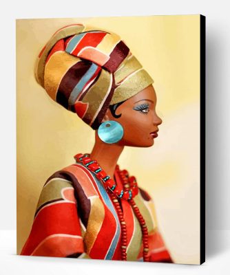 African Woman Paint By Number