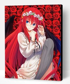 Anime Girl Rias Gremory Paint By Number