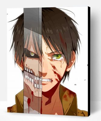 Eren Attack On Titan Paint By Number