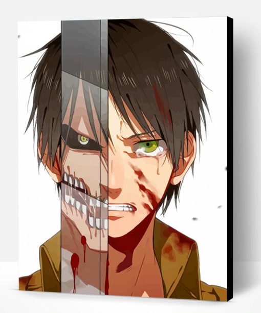 Eren Attack On Titan Paint By Number