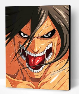 Attack On Titan Eren Paint By Number