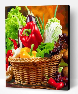 Vegetables Basket Paint By Number