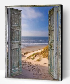 Beach Door Paint By Number