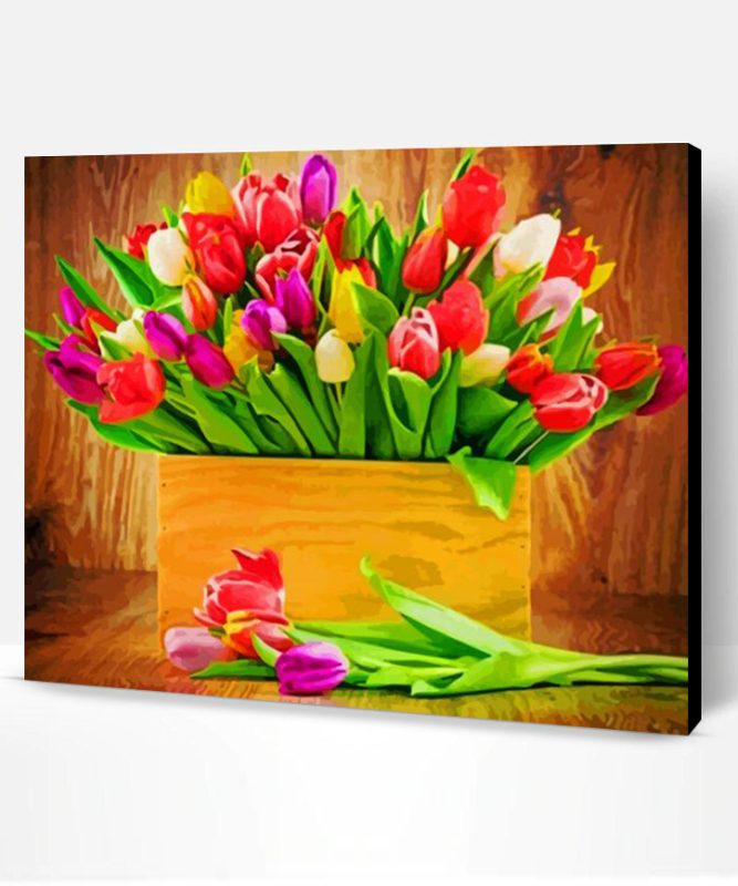Bouquets Of Tulips Paint By Number