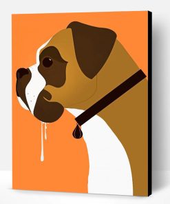Boxer Dog Paint By Number