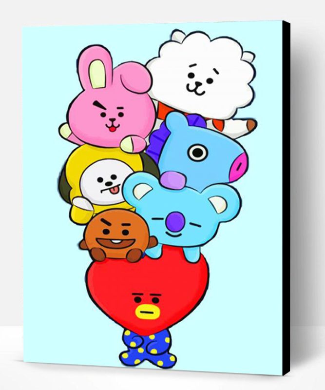 Cute BT21 Paint By Number