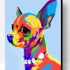 Colorful Chihuahua Paint By Number