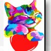 Colorful Kitty Paint By Number