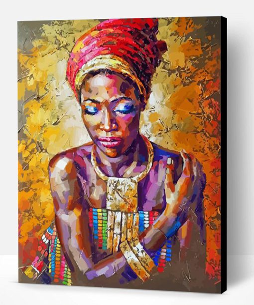 Cool Black Woman Paint By Number