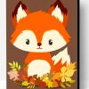 Cute Baby Fox Paint By Number