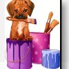 Cute Little Puppy Paint By Number