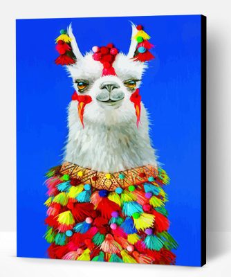 Cute Llama Paint By Number