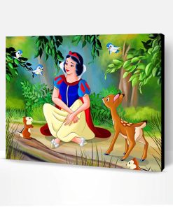Snow White And Her Friends Paint By Number