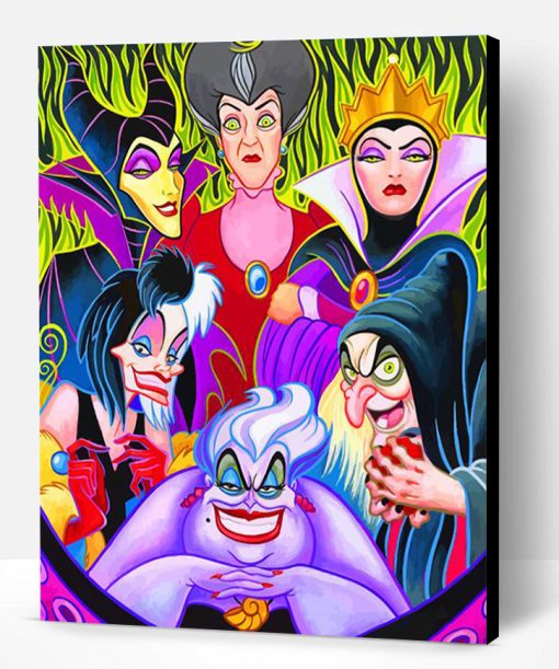 Disney Villains Paint By Number