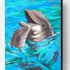 Happy Dolphins Paint By Number
