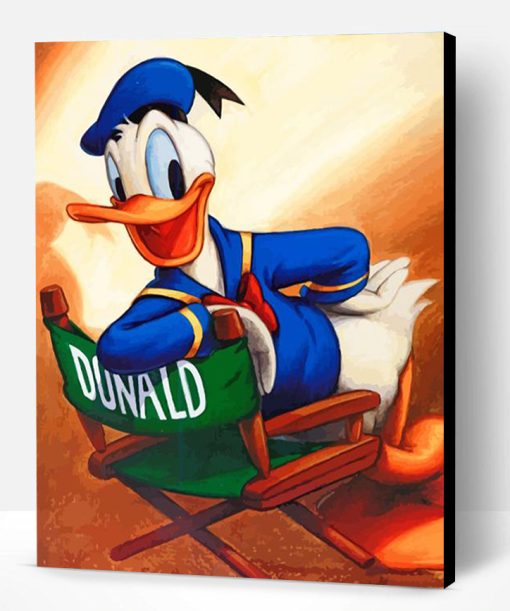 Donald Duck Paint By Number