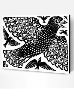 Escher Bird Paint By Number
