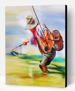 Fly Fishing Cowboy Paint By Number