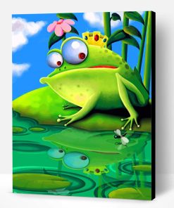 King Frog Paint By Number