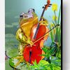 Frog Playing Violin Paint By Number